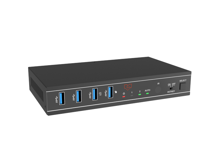 VIG-VLKV-H20C21 - 2 Port 4K60 HDMI/USB-C KVM Switcher
