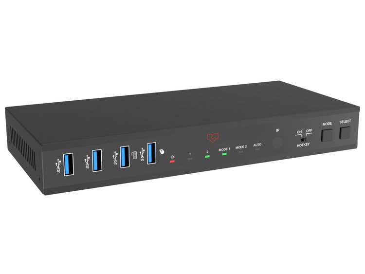 VIG-VLKV-H212D - 2 Port Dual Monitor 8K60 HDMI KVM Switcher
