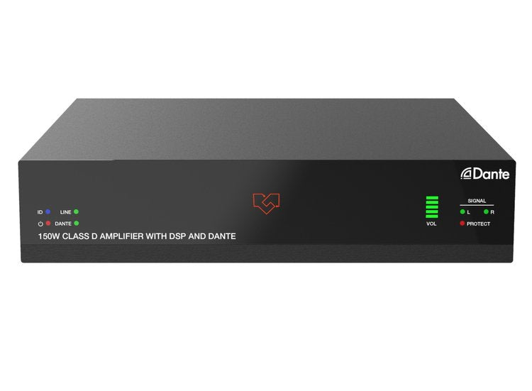 VIG-VLDT-A2AM150 - 2Ch 150W Class D Audio Amplifier with Dante