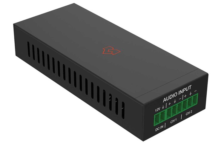 VIG-VLDT-AA2D - 2CH Dante Analog Audio Decoder with POE