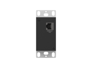 VIG-VLWP-DHS-TR - 2x1 Wall Plate 1-Gang w/Auto-SwitchingHDBaseT 2.0 4k@60Hz 4:4:4 Mini DP/HDMI 2.0, RS-232 with RX White 40m 18Gbps