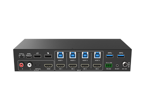 VIG-VLKV-H2041M - 4 Port 4K60 HDMI Seamless KVM Switcher /w Multiviewer