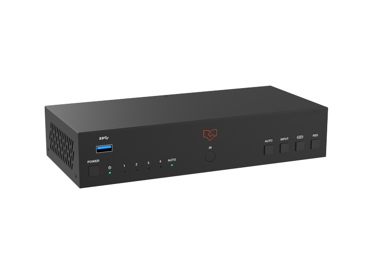 VIG-VLKV-H2041M - 4 Port 4K60 HDMI Seamless KVM Switcher /w Multiviewer