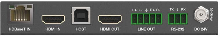 VIG-VLPT-42H100 - 4x2 Collaboration Switch with HDMI 2.0/USB-C and HDBaseT 3.0 extension with RX