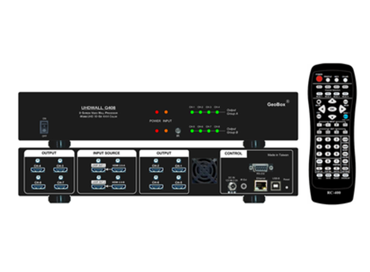 VIG-G408 - 8 ch 4k in/out video wall controller