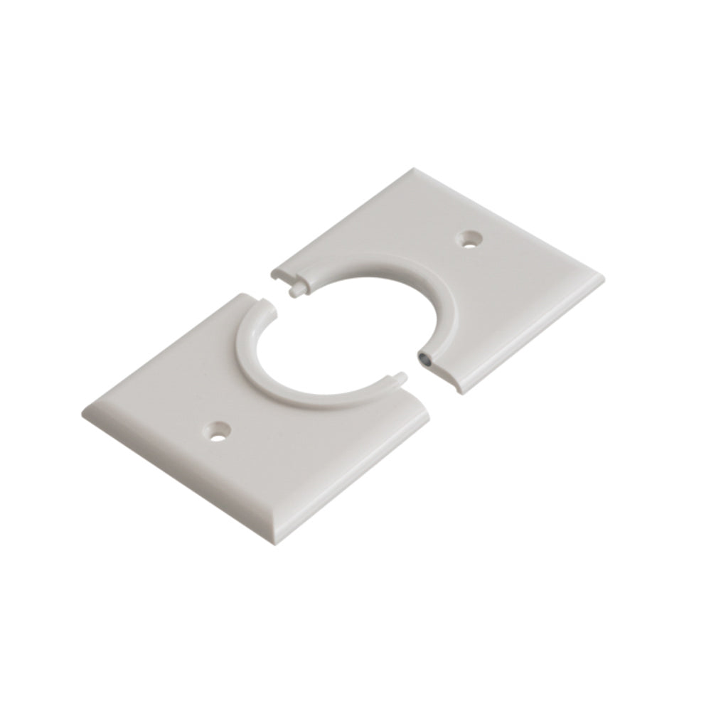 ARL-CESP1 - Arlington 1-gang split wallplate with 3x bushings – WHITE