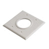 ARL-CESP2 - Arlington 2-gang split wallplate with 2x bushings – WHITE