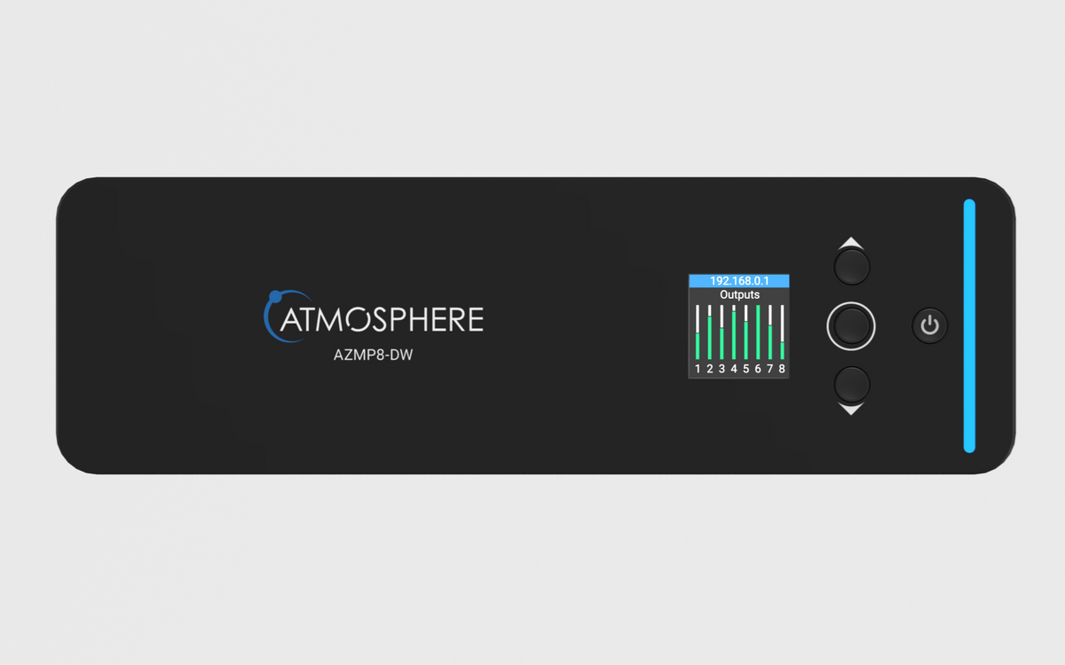 AtlasIED AZMP8-DW Atmosphere 8-Zone Signal Processor - ATL-AZMP8-DW