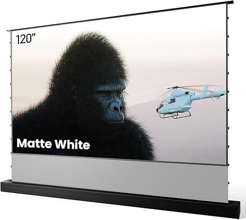 AWL-MW-DD120WP - Awol 120" Backyard Buit-in Battery Weather Proof Drop Down Screen