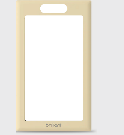 Brilliant Control Frame, 1 Switch, Ivory - BHB005-VR1