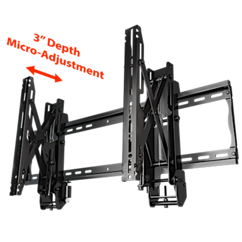 Crimson AV VW4600G3 Video Wall mount with Push in, Pop out Technology and 6 points of adjustment for easy alignment - CRI-VW4600G3