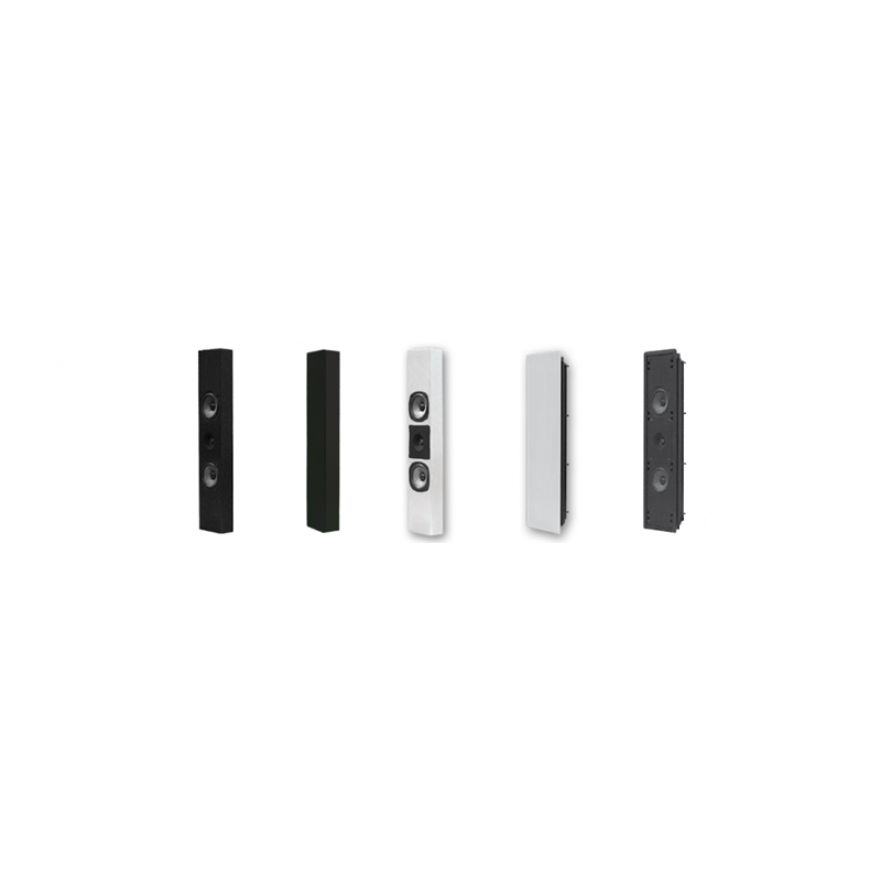 Darts Flyte system includes 5 FLyte In-Wall or On-Wall Speakers IN Black or White 1 DP4000 and 1 SCD112 Sub - DAR-FLYTESYSTEM