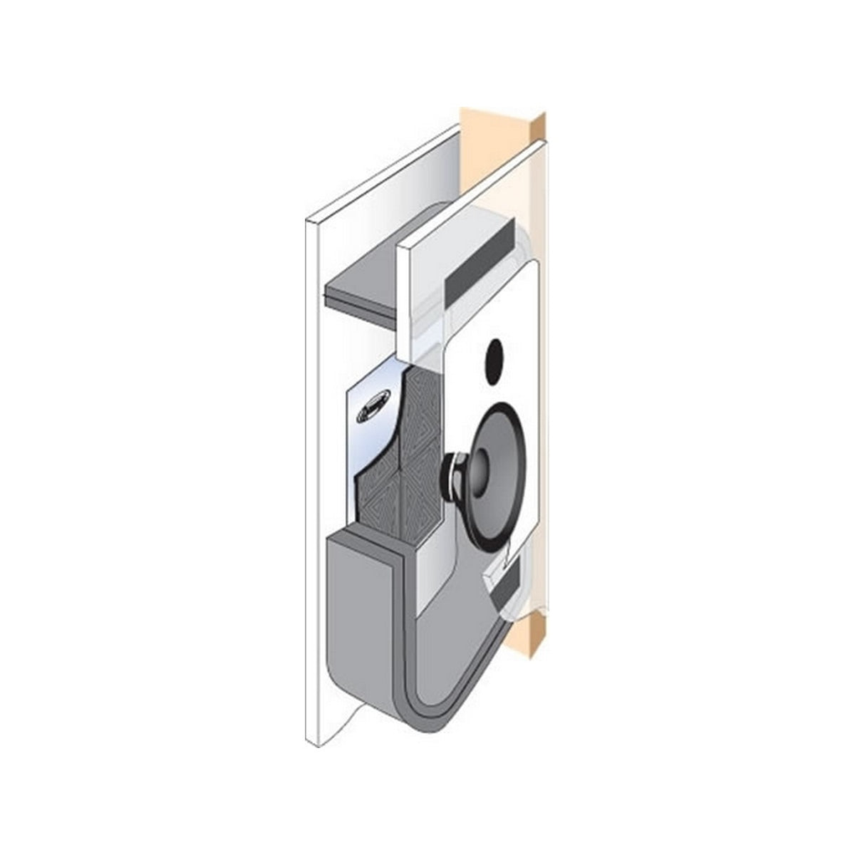 Dynamat EN-Wall 6" 50506 1 pc. Back-wave Foam - DYN-50506