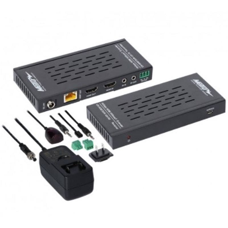Ethereal CS-HDBT2UR-120 HDMI Extender - HDBaseT - up to 150m. HDMI2.0 / HDCP2.2 RS232 pass-through. HDMI loop-out on TX side - ETH-CS-HDBT2UR-120
