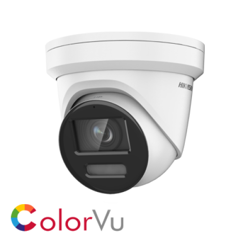 HIK-DS-2CS2387G2-LSU/SL2.8mm - Hikvision DS-2CS2387G2-LSU/SL 8 MP 2.8mm ColorVu Strobe Light and Audible Warning Fixed Turret Network Camera