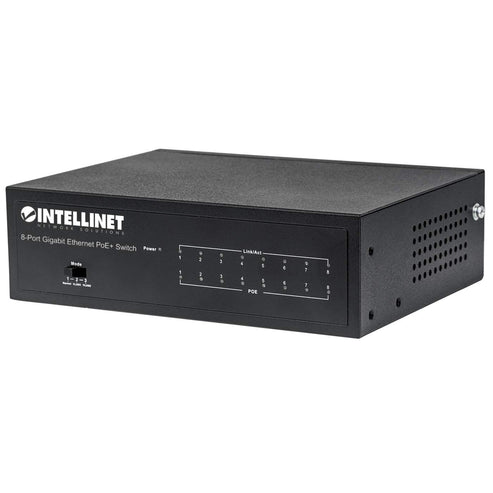Intellinet - 8-Port Gigabit Ethernet PoE+ Switch - INT-561204