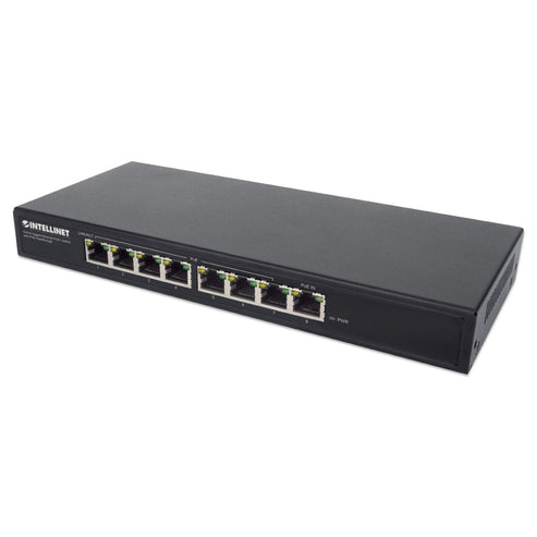 Intellinet - PoE-Powered 8-Port Gigabit Ethernet PoE+ Switch with PoE Passthrough - INT-561679