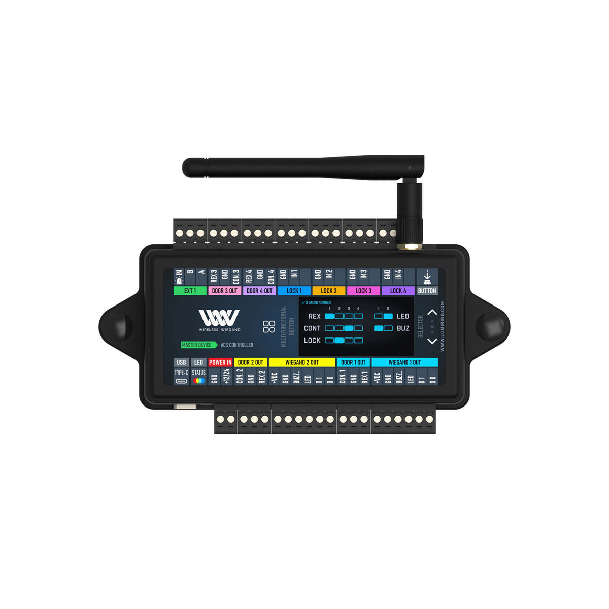 Invid INVID-WIRELESSWIEGANDX wireless Wiegand Point To Point Bridge Device - Invid Wireless Wiegand Point To Point Bridge KIT