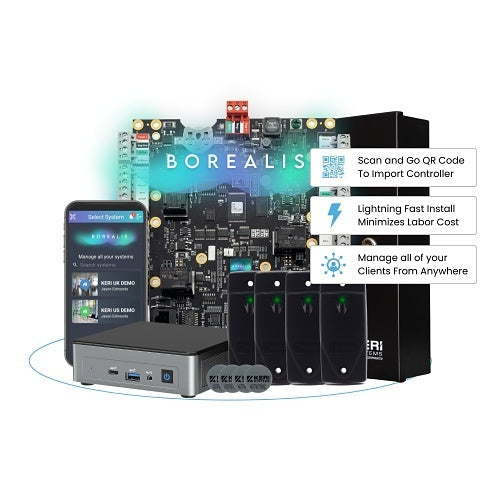 KER-KB-4D-SRTR-KIT - Keri Systems Borealis KB 4D Controller