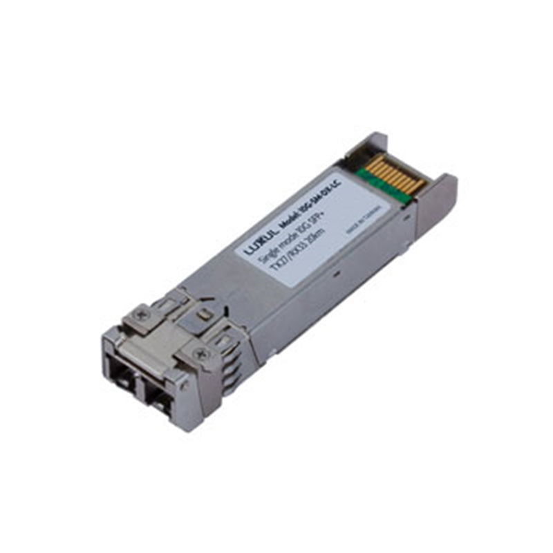 Luxul 10G-SM-DX-LC 10GB SINGLE-MODE FIBER DUPLEX SFP+ MODULE 1310NM DFB LASER 10KM OVER OS2 FIBER - LUX-10G-SM-DX-LC