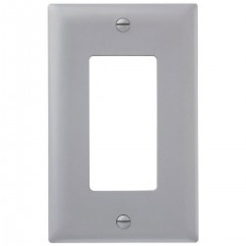 ONQ-TP26GRY - OnQ by Legrand TP26GRY - 1-gang decora plate - gray