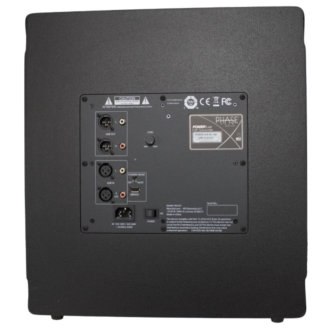 PhaseTech PL-12p Subwoofer - PHA-PL-12P