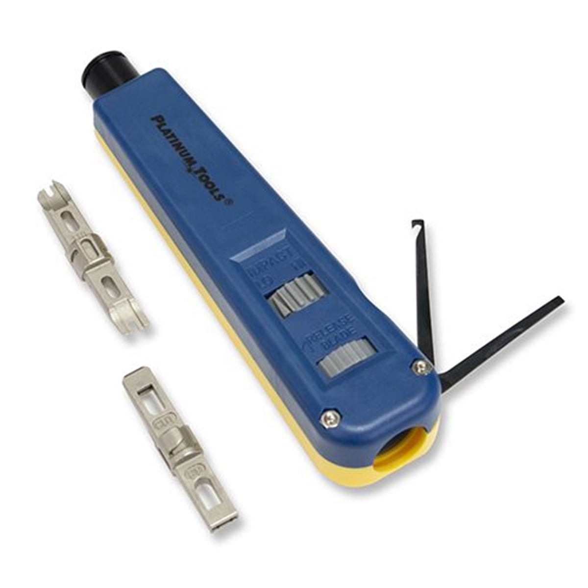 Platinum tools 13307C.Punchdown Tool w/NeverDull 66, 110 Blades. Clamshell.Replaced 13007c punchdown impact tool. - PLT-13307C