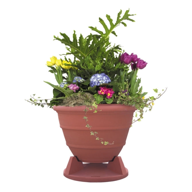 ROC-OMNIPLANTER8.0SSPOT-TC - ROC-OMNIPLANTER8.0SSPOT-TC8"singlepointstereooutdoorplanterspkr-  Terra  Cotta