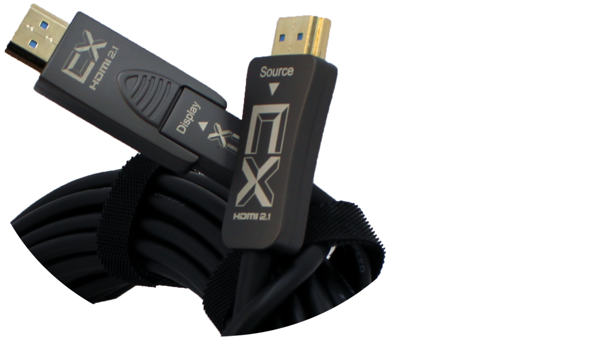 Simplified MFG CX2.1-15CM 15M Hybrid HDMI 2.1b Cable - SMP-CX2.1-15CM