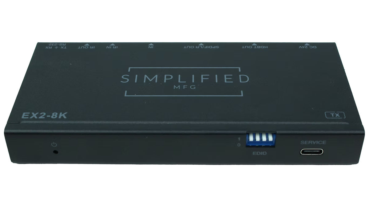 Simplified MFG EX2-8K HDMI Extender Kit - SMP-EX2-8K
