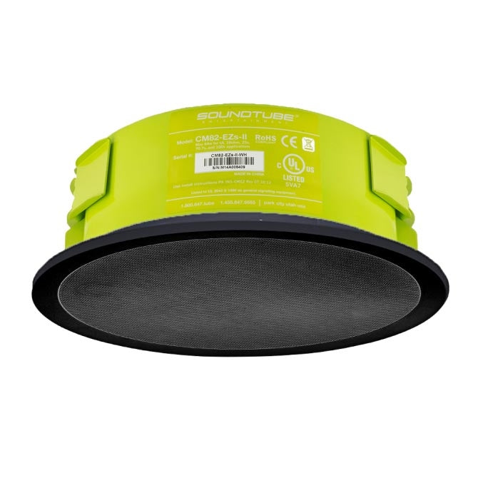 SND-CM82-EZS-II-BK - SND-CM82-EZS-II-BK8"2-way  In  Ceiling  Speakerin  Blackwith  Short  Can
