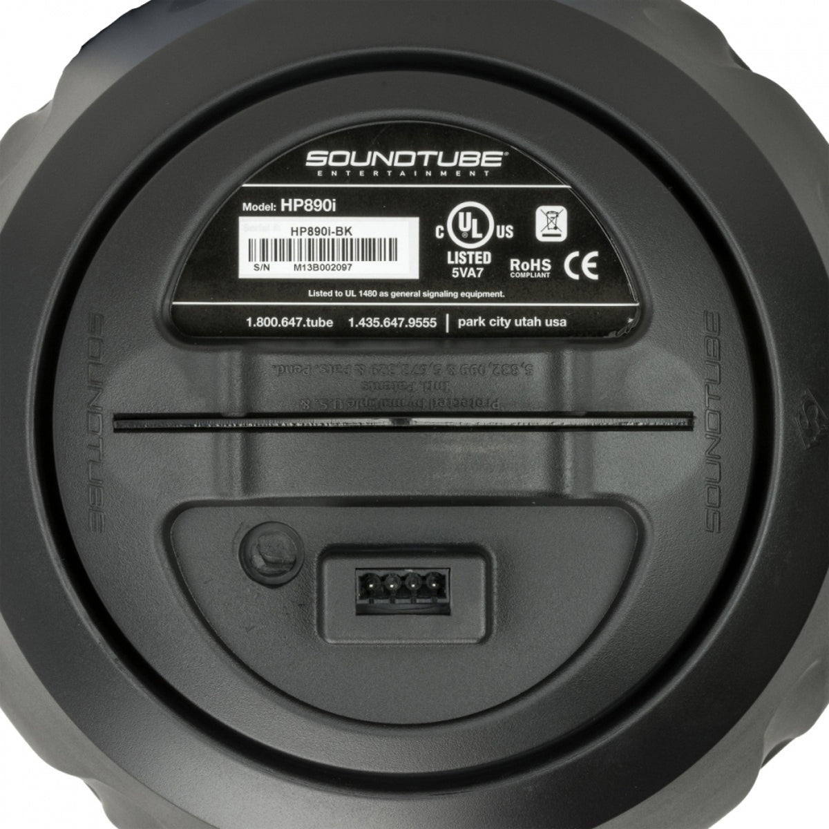SND-HP129A-BK - SND-HP129A-BK12"  Hanging  Speakerin  Blackwith  Transformer
