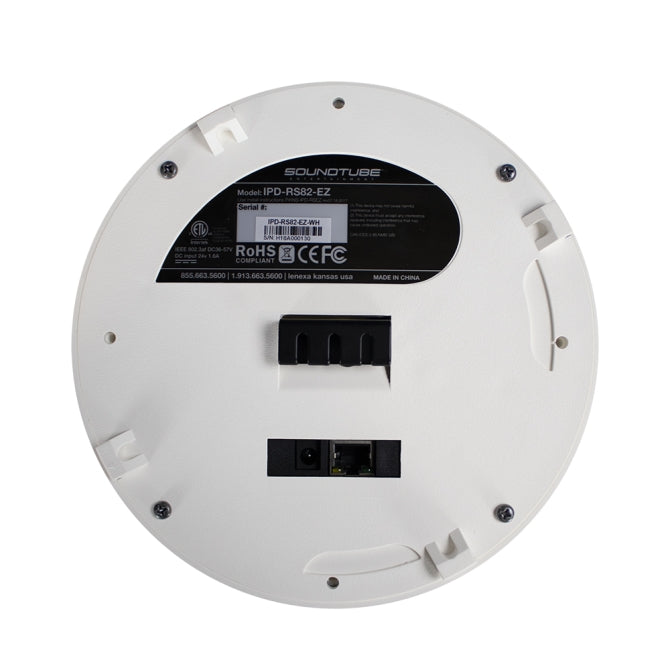 SND-IPD-RS82-EZ-WH - SND-IPD-RS82-EZ-WH8"2-way  I  P  Addressable  Dante/  A  E  S67  P  O  E  Pendant  Spkrin  White