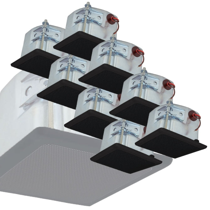 SND-IW31-EZ-BKMP - SND-IW31-EZ-BKMP3"  In-  Wall  Speaker  Master  Pack(8  Units)in  Black