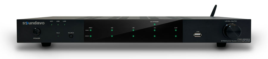 Soundavo PSA-2500X Wi-Fi Network Streaming Amplfiier - SVO-PSA-2500X