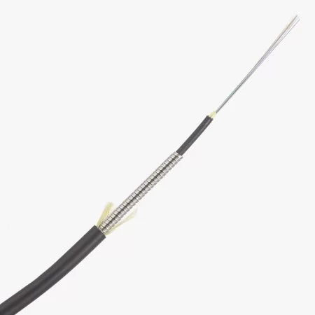 6 Fiber OM3 900um Polyethylene Outdoor Armored Fiber Optic Cable - TNI-TF6-OM3-PE