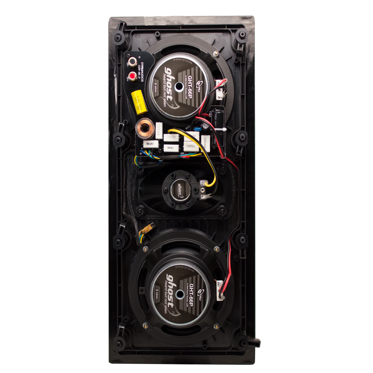 TruAudio GHT-66P Ghost HT Series dual 6.5" LCR In-Wall Speaker - TRU-GHT-66P