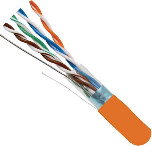 Vertical Cable 057-476/S/OR CAT5E CMR F/UTP Cable - Orange - VER-057-476/S/OR