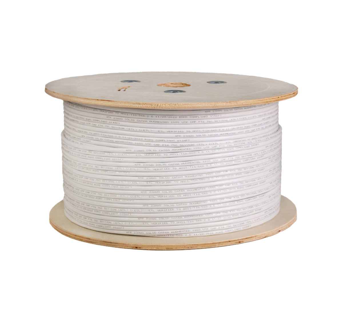 Vertical Cable 065-707/A/P/WH CAT6A Plenum - VER-065-707/A/P/WH