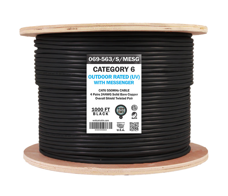 Vertical Cable 069-563/S/MESG CAT6 Direct Burial - VER-069-563/S/MESG